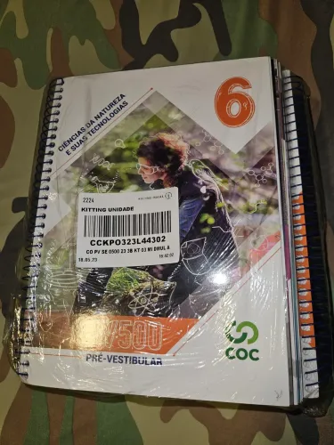 Livros pré vestibular COC