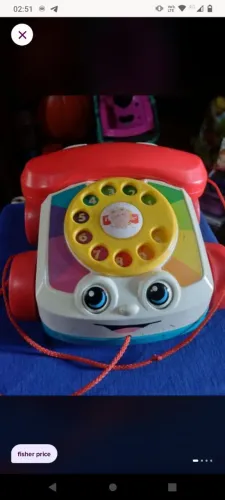 Telefone de brinquedo Fisher price