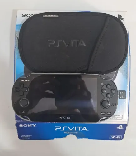 PsVita Bloqueado com Cartao de 8gb e 4gb Sony