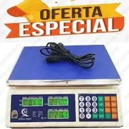Balança Digital 40kg Açougue Sacolão etc - Display Digital com Led dos 2 lados