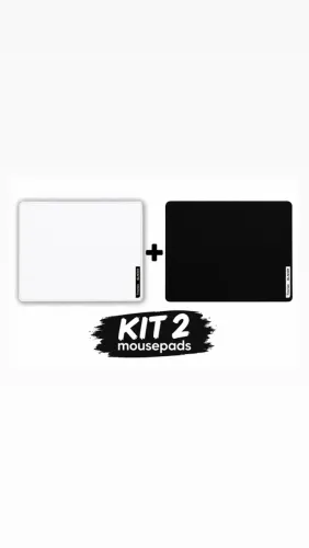 KIT 2 MOUSEPADS DE VIDRO Titorion Glacier