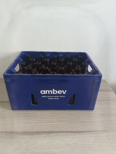 Grade plástica completa AmBev - 23 garrafas de 300ml.