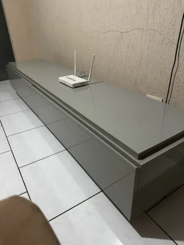 Rack planejado 100% MDF dois gavetões grandes