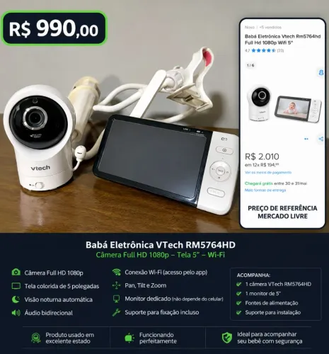 VENDO Babá Eletrônica VTech