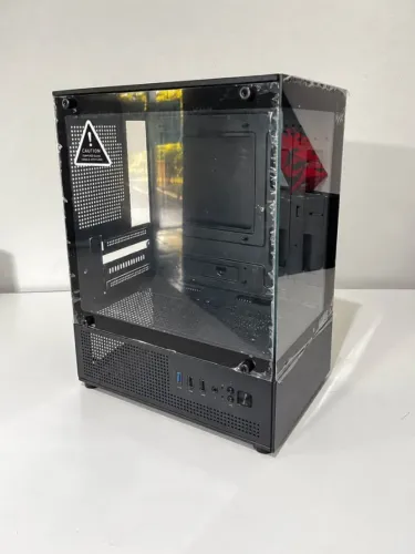 Gabinete Gamer MidTower Aquário vidro