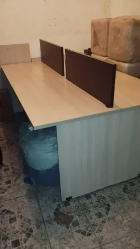 Mesa  escritório estação de trabalho 4 lugares