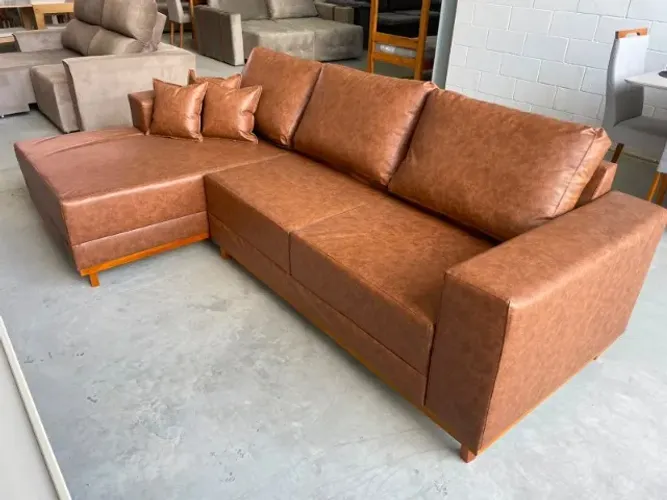 Sofá de Canto com Chaise ÚLTIMA PEÇA