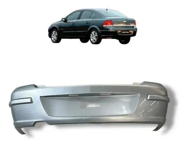 Parachoque Traseiro Gm Vectra Sedan 2011 2010 2009 A 2007