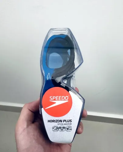 Óculos de Natação Speedo Horizon Plus, Lente Azul Cor Preto/Azul, Usado somente 1 vez