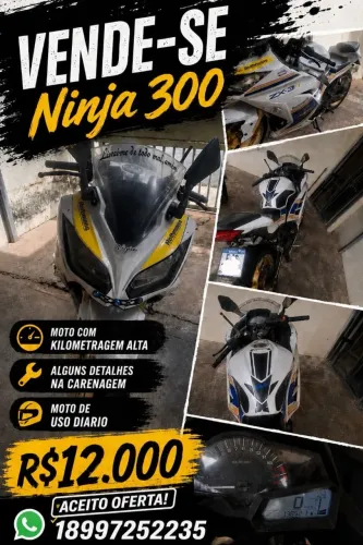 VENDO NINJA 300 2013