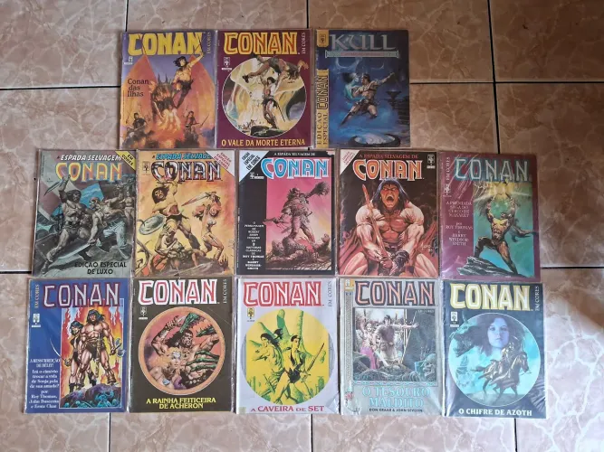 Coleção A Espada Selvagem de Conan em cores da editora Abril