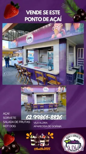 Vende o Ponto de Açaí e Sorvete 