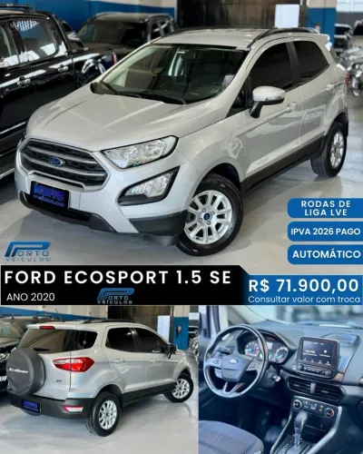 Ford Ecosport SE 1.5 12V Flex 5P Aut. 2020