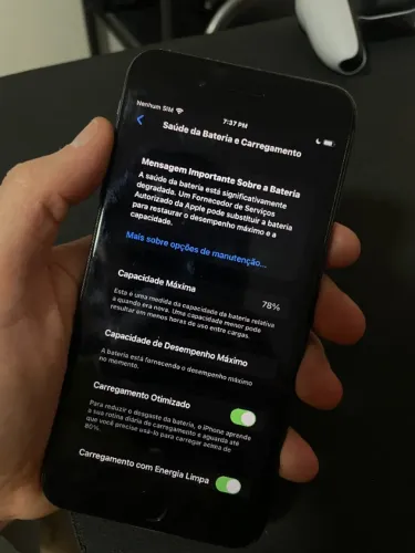 iPhone 8 Plus 256GB - Bateria 78% - Botão Home Clica (Sem Touch ID)