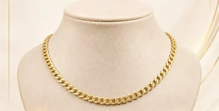 Choker Grumet Aberto Em Ouro 18k 750