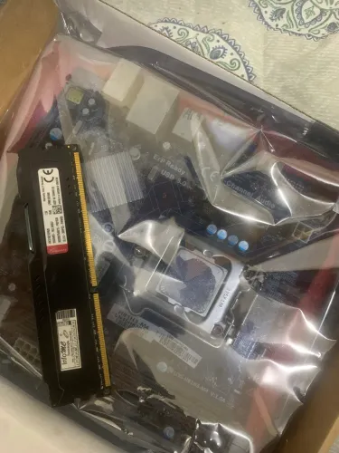 Kit placa +processador e memória RAM