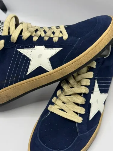 golden goose ballstar azul tam 40