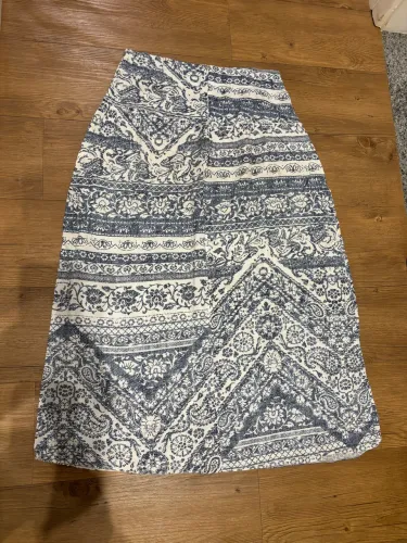 Saia estampada longa - P