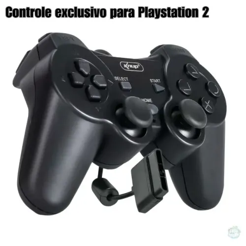 Controle Compatível Com Ps2 de fio e vibração