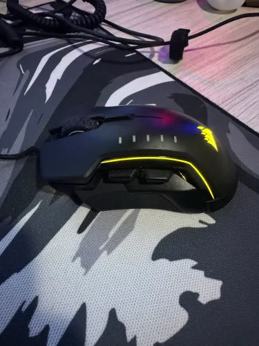 Mouse Corsair Glaive Pro Rgb Preto Usb Optical 18000dpi