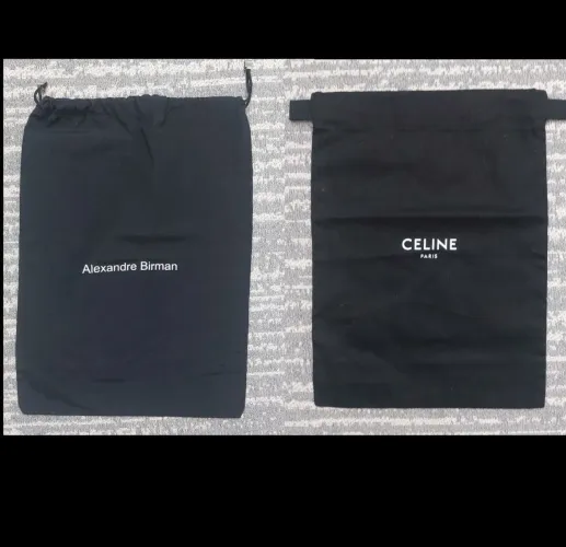 Alexandre Birman e Celine dust bag 