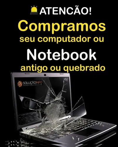 Compramos Notebook Quebrado em Brasília | Não Liga | Tela Quebrada | Pagamento na Hora