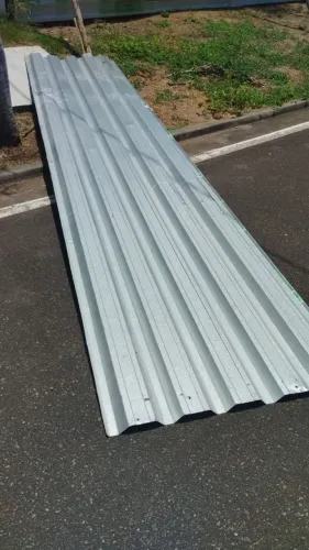 Telha galvanizada com resina 5x1m 25 unidades