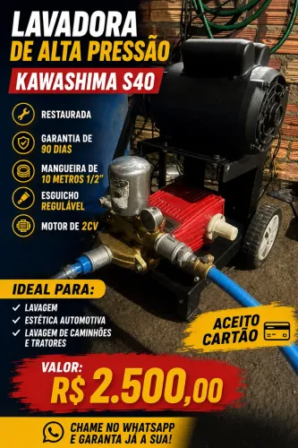 Bomba de alta vazão 3 pistão