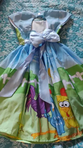 Vestido galinha pintadinha Tam 2 anos 
