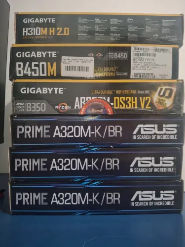 Lote de placa Mãe AM4 e Lga 1151