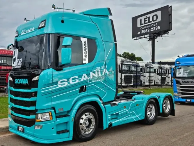 Scania R450 6x2 Ano 2021 Automático Euro 5 Carenagem Rodas de Alumínio