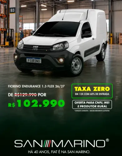 Fiat Fiorino Endurance 1.3 Flex 8V 2P 2027
