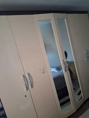 Rrack com painel e guarda roupa 6 portas