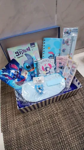 Oportunidade! Kit Papelaria Stitch NOVO, volta às aulas.