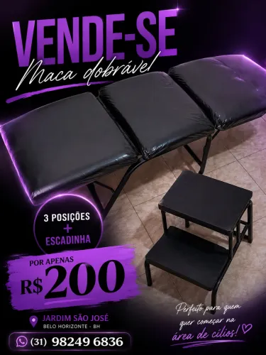 Maca dobrável 3 posições