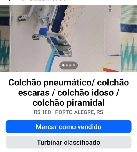 Colchão pneumático/piramidal/escaras/idosos/crianças