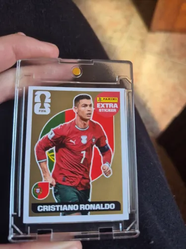 Extra Sticker Cristiano Ronaldo Ouro 2026 Original