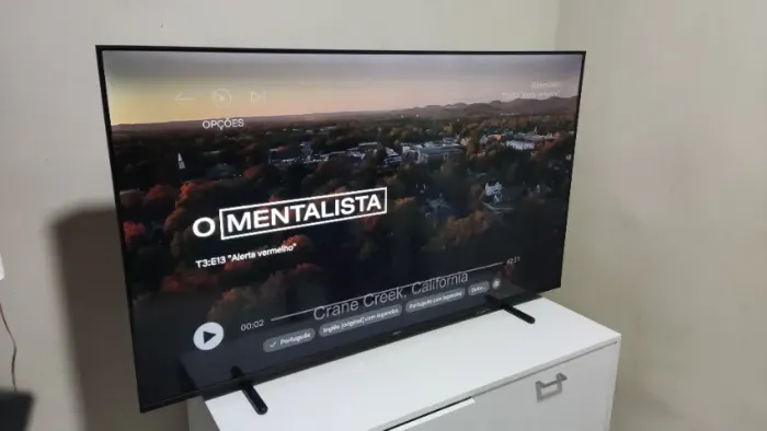 PHILIPS, Smart TV Ambilight 55" 4K, Titan OS, 55PUG8100/78, Comando de Voz, HDR10+...
