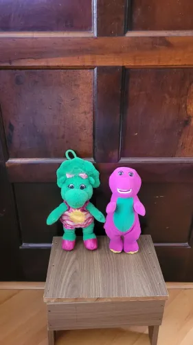 Vendo Kit Pelúcias Barney + Baby Bop 