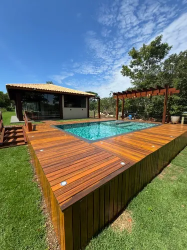 Vendo chácara beira lago luzimangues 