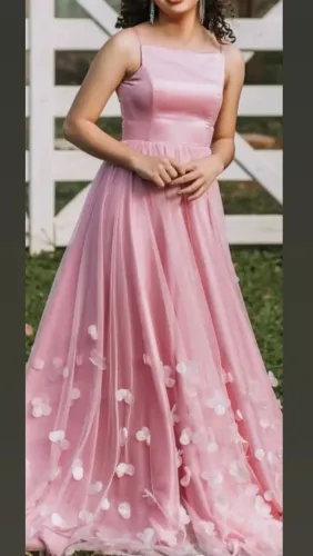 Vestido rosa bebê princesa