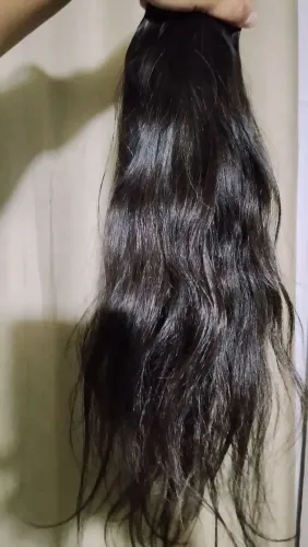 Mega hair em telas com cabelo humano