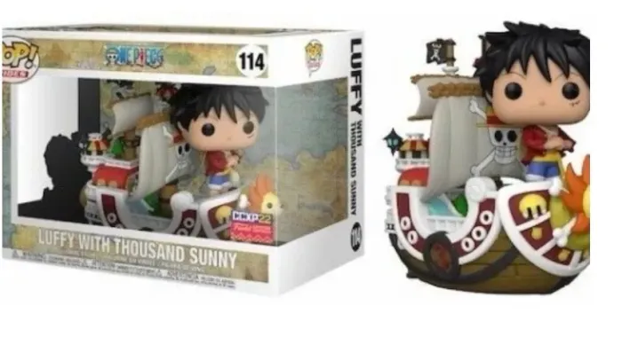 Funko Pop Luffy With Thousand Sunny Ccxp22 - Selo Ccxp - #114