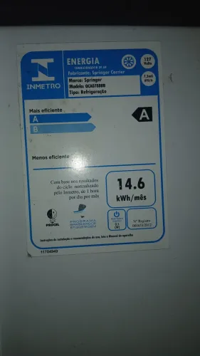 Ar condicionado 7.500