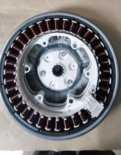 Rotor com estator e sensor de rotação. Máquina Lava e Seca modelo: CV50