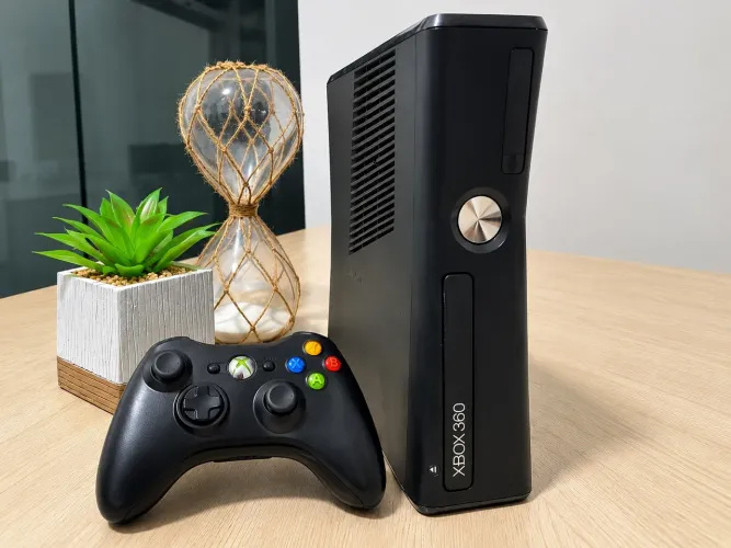 X BOX 360 SLIM DESBLOQUEADO 