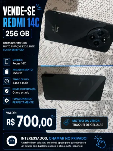 Vendo celular 14C redmi