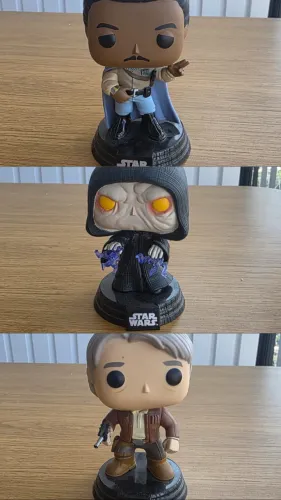 Funkos Kit Star Wars - Lando Imperador Han Solo - SEM CAIXA