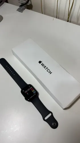 Apple Watch SE 44mm GPS 2° Geração - Cellular + Carregador + Caixa