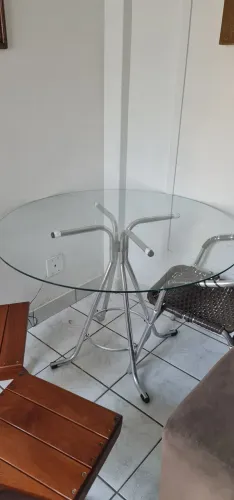 Mesa de vidro em excelente estado